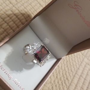 Sterling silver weman ring size 10